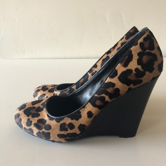 cheetah wedge shoes
